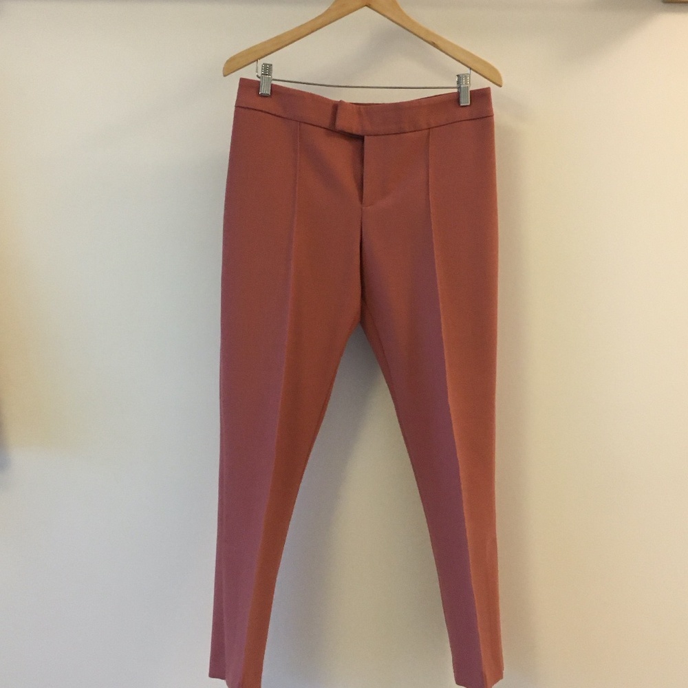 Smythe Pink Pantsuit Trousers pants in bisque Size 8 - Picture 2 of 11